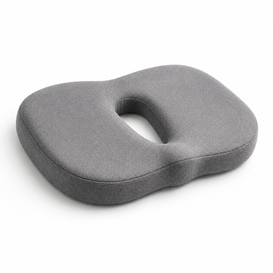 Cojín Ergonómico para Coxis con Espuma Viscoelástica – Alivia la Presión y Mejora tu Postura